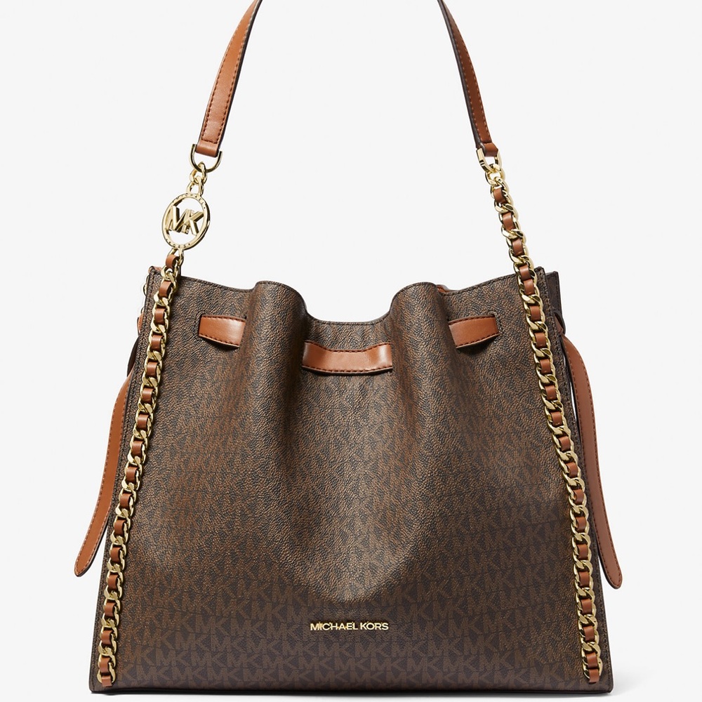 Michael Kors large chain shoulder purse
